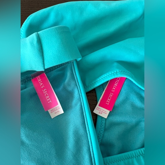 VICTORIA’S SECRET TURQUOISE COLOR BIKINI SET TOP M SIZE AND BOTTOM SMALL-SIZE - Picture 5 of 5